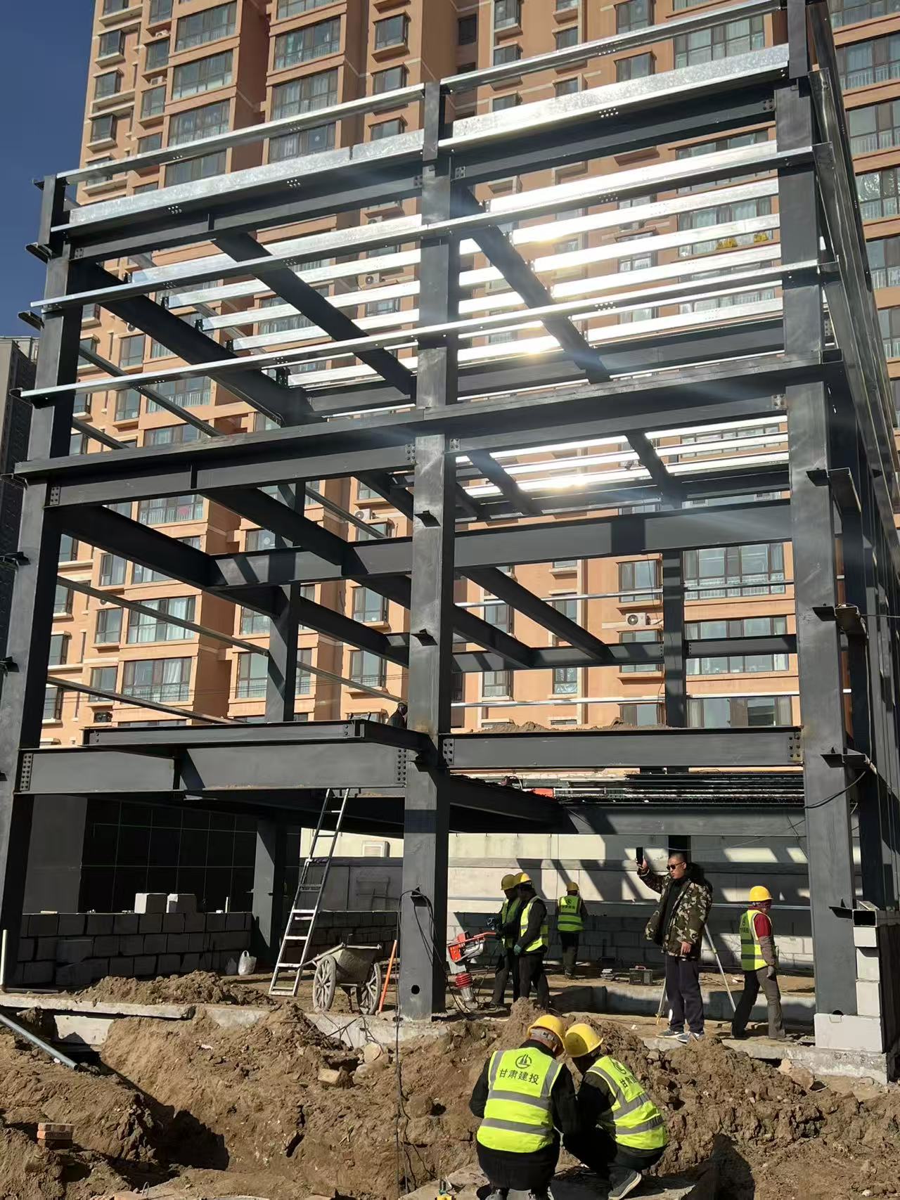 特種設備從業人員能力提升基地項目2#樓安裝進度